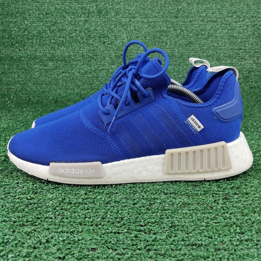 Adidas Sneakers Mens 11 Blue NMD_R1 GX4601 Low Top Knit Athletic Shoes - Picture 3 of 9